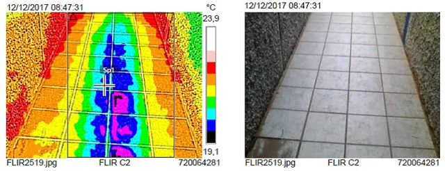 tecnologia de detecção de vazamentos de água não invasivo.